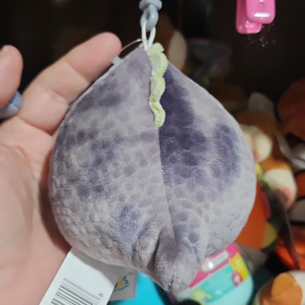 Squishmallow Xander Squishmallow Clip Dino Bag Keychain